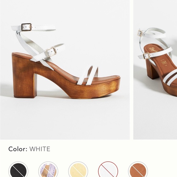 Seychelles Strappy Heeled Clog Sandals - Picture 4 of 4